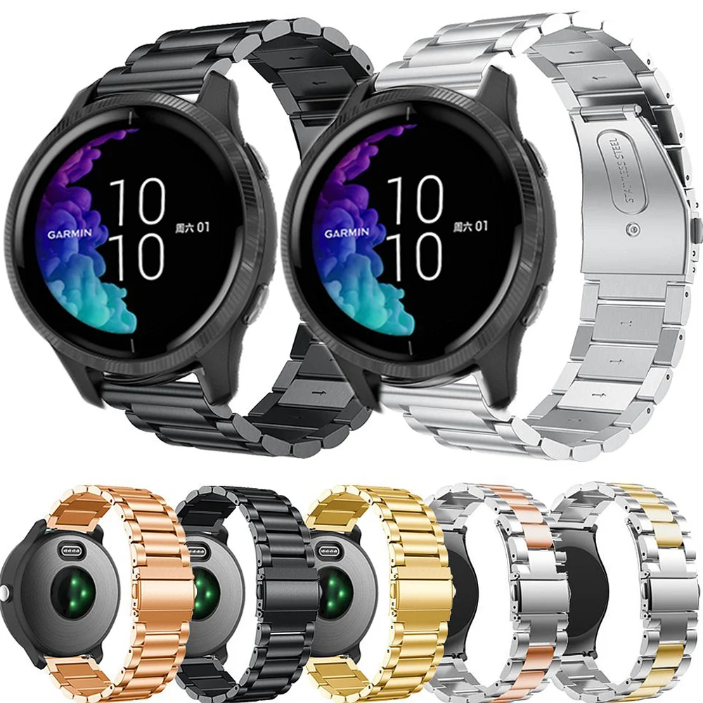 Stainless Steel Wrist Strap For Garmin Venu/Garmin Move 3 Luxe Style/Vivomove Smart Watch Straps Metal Bracelet 20MM Band Correa
Stainless Steel Wrist Strap For Garmin Venu/Garmin Move 3 Luxe Style/Vivomove Smart Watch Straps Metal Bracelet 20MM Band Correa