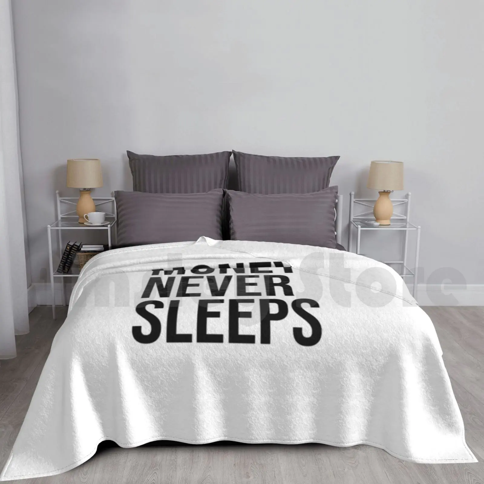 Money Never Sleeps Blanket For Sofa Bed Travel Money Never Sleeps 
Money Never Sleeps Blanket For Sofa Bed Travel Money Never Sleeps