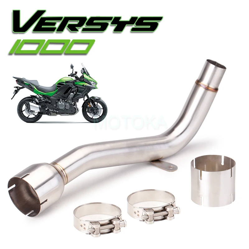 2019-2021 Slip-on Motorcycle Exhaust Middle Link Pipe Versys 1000 Versys1000SE Silencer System Modified Manifold Muffler Tube
2019-2021 Slip-on Motorcycle Exhaust Middle Link Pipe Versys 1000 Versys1000SE Silencer System Modified Manifold Muffler Tube