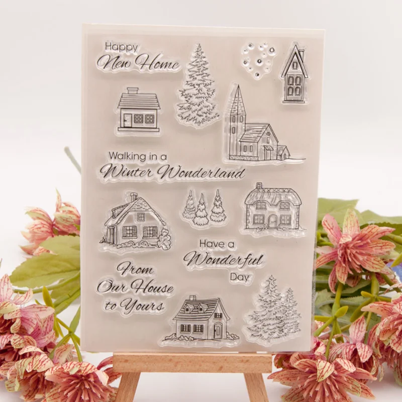 Christmas House Transparent Silicone Stamp Cutting DIY Hand Account Scrapbooking Rubber Coloring Embossed Diary Decor Reusable
Christmas House Transparent Silicone Stamp Cutting DIY Hand Account Scrapbooking Rubber Coloring Embossed Diary Decor Reusable