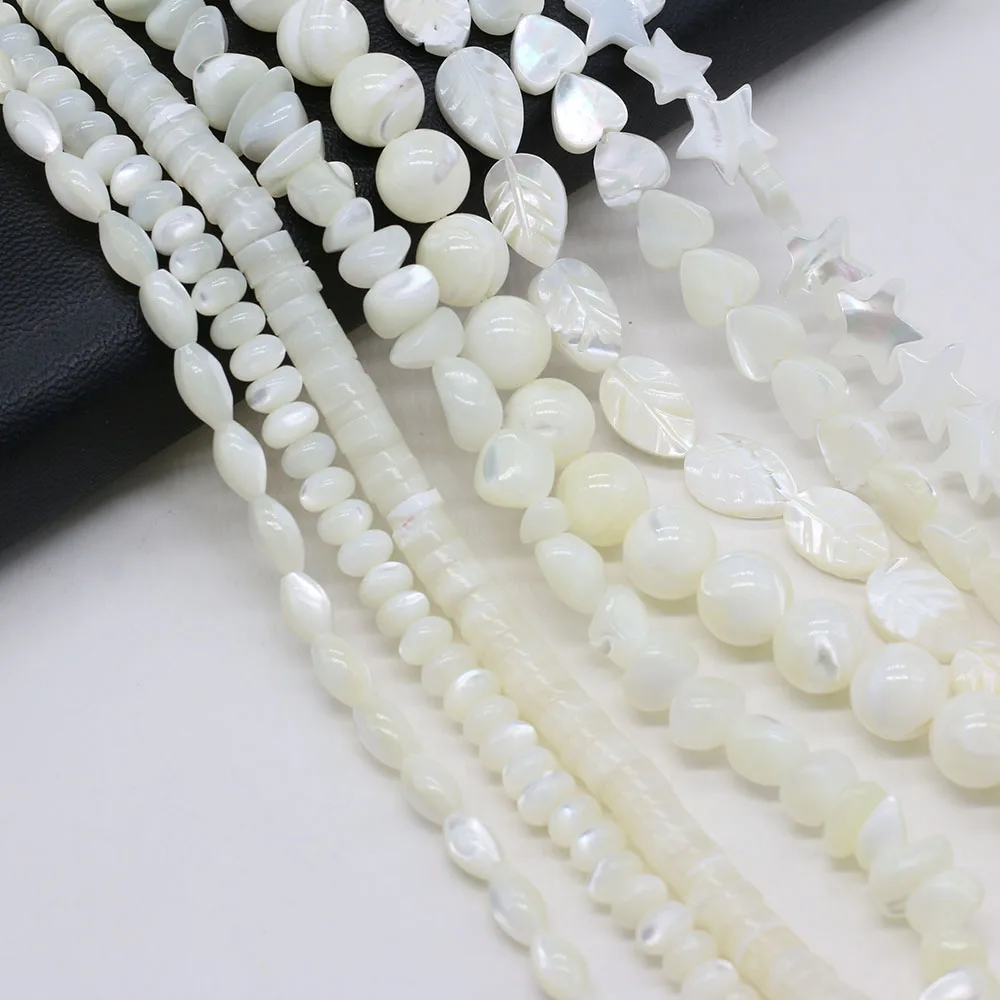 Natural Freshwater Shell Beads Different Shape Loose Spacer Beaded For Jewelry Making DIY Bracelet Necklace Earrings Accessories
Natural Freshwater Shell Beads Different Shape Loose Spacer Beaded For Jewelry Making DIY Bracelet Necklace Earrings Accessories