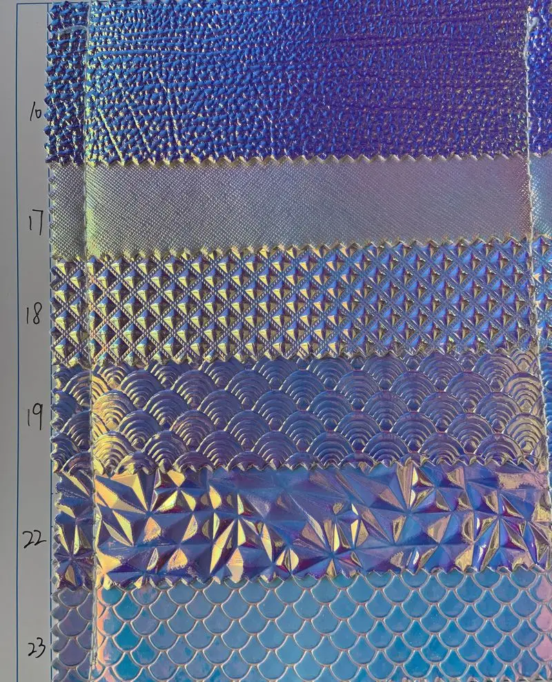 Hotsale Highlight Synthetisch Leer Holographic Leather Fabric Vinyl Pu Embellish Decorate Materials
Hotsale Highlight Synthetisch Leer Holographic Leather Fabric Vinyl Pu Embellish Decorate Materials