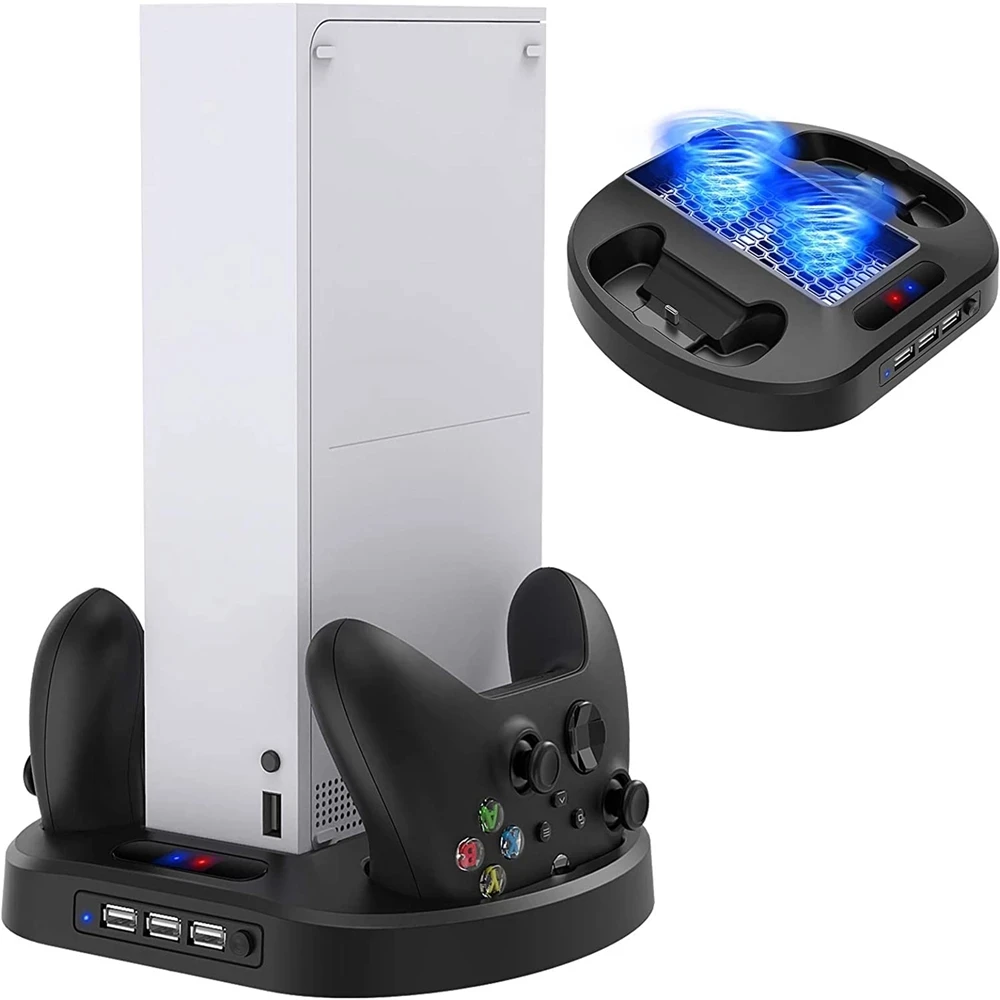 NEW For XBOX Series S Dual Controller Charger Station Vertical Stand Cooling Fan Holder Charger For Xbox ONE/S Console
NEW For XBOX Series S Dual Controller Charger Station Vertical Stand Cooling Fan Holder Charger For Xbox ONE/S Console