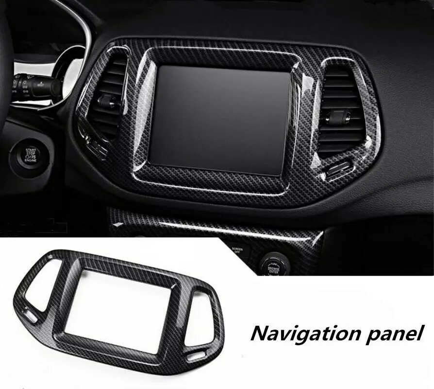 Рамка для панели GPS-навигатора из углеродного волокна для Jeep Compass 2017, 2018, 2019, 1 шт.
Рамка для панели GPS-навигатора из углеродного волокна для Jeep Compass 2017, 2018, 2019, 1 шт.