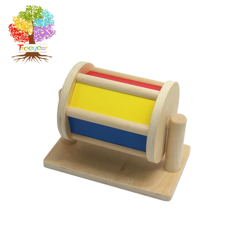 Деревянный сенсорный вращающийся барабан Treeyear с зеркалом материалы Монтессори звуковой барабан обучающие игрушки для детей Детские игрушки 
Деревянный сенсорный вращающийся барабан Treeyear с зеркалом материалы Монтессори звуковой барабан обучающие игрушки для детей Детские игрушки