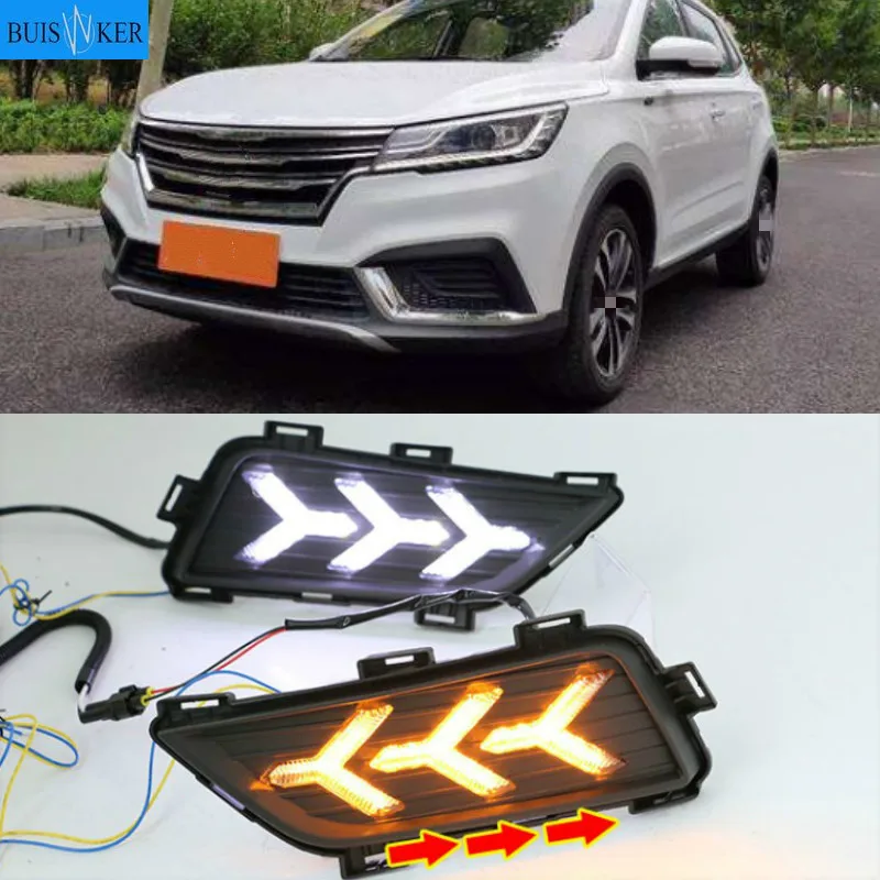 For Roewe RX3 2018 Daytime running lights LED DRL Fog lamp driving lights with Yellow Turn Signal Function
For Roewe RX3 2018 Daytime running lights LED DRL Fog lamp driving lights with Yellow Turn Signal Function