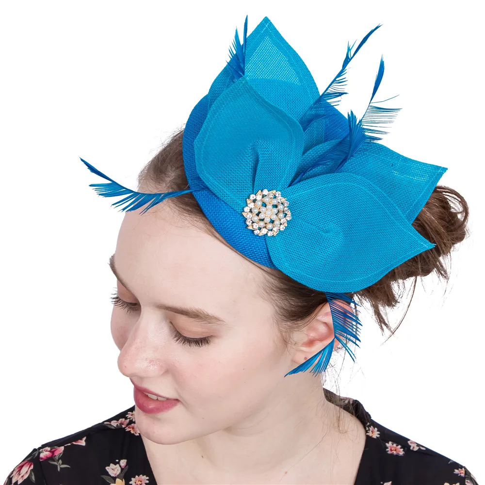 New Design Imitation Mesh Hairpin Fascinator Hat Fashion Wedding Women Headwear Bridal Headdress Fancy Feather Hair Accessories
New Design Imitation Mesh Hairpin Fascinator Hat Fashion Wedding Women Headwear Bridal Headdress Fancy Feather Hair Accessories