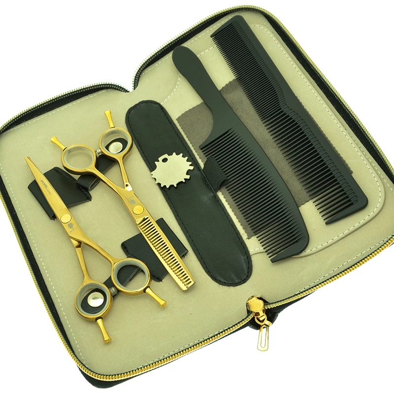 5.5" Professional Japan 9cr Hair Scissors Cut Hair Cutting Scissors Makas Barber Thinning Shears Hairdressing Tesoura A0002C
5.5" Professional Japan 9cr Hair Scissors Cut Hair Cutting Scissors Makas Barber Thinning Shears Hairdressing Tesoura A0002C