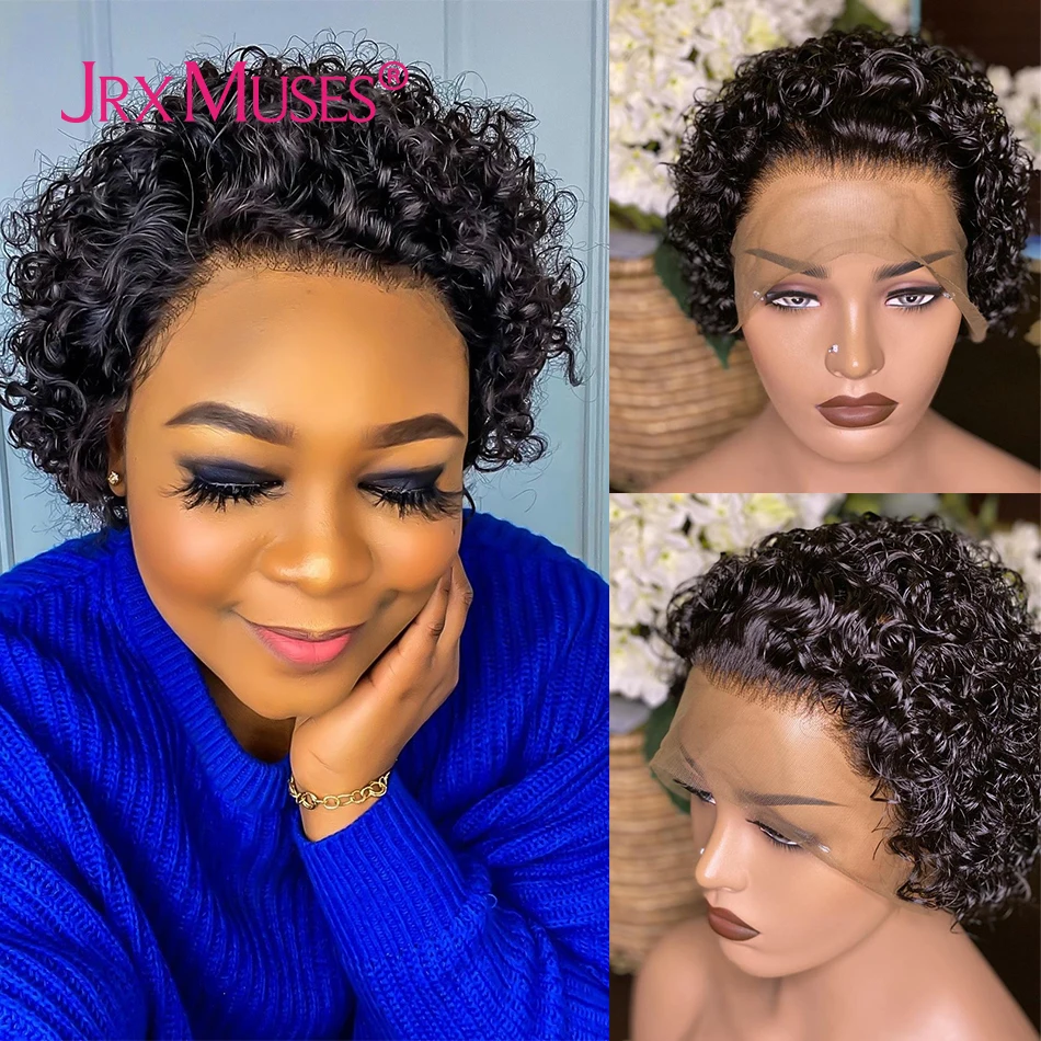 Curly Pixie Wig Preplucked Lace Part Wigs Short Water Wave 13x1+6x1 T Part Human Hair Wigs Cheap 4x4 Closure Wigs
Curly Pixie Wig Preplucked Lace Part Wigs Short Water Wave 13x1+6x1 T Part Human Hair Wigs Cheap 4x4 Closure Wigs