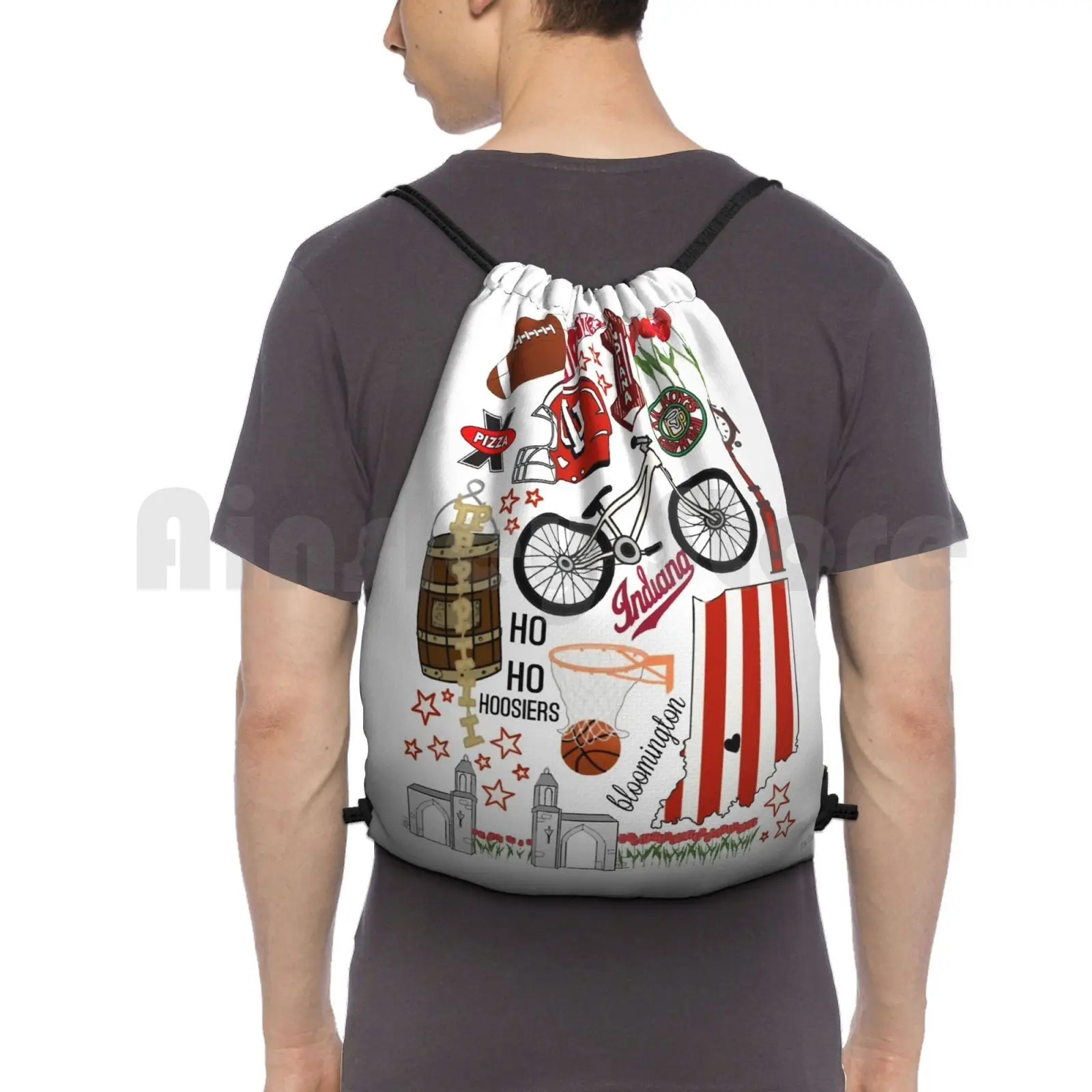 Indiana University Bloomington Theme Iu Backpack Drawstring Bag Riding Climbing Gym Bag Iu Bloomington Indiana University
Indiana University Bloomington Theme Iu Backpack Drawstring Bag Riding Climbing Gym Bag Iu Bloomington Indiana University