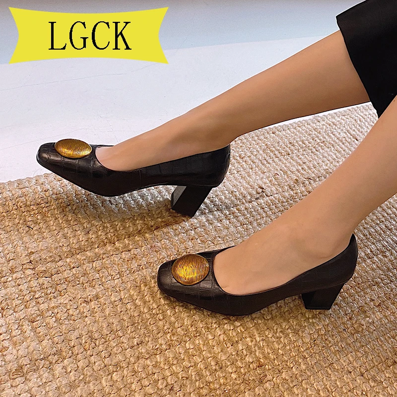 Plus Size 34-43 High Heels Women Pumps Genuine Leather Thick High Heel Glove Shoes Real Leather Square Toe Office Lady Shoes
Plus Size 34-43 High Heels Women Pumps Genuine Leather Thick High Heel Glove Shoes Real Leather Square Toe Office Lady Shoes