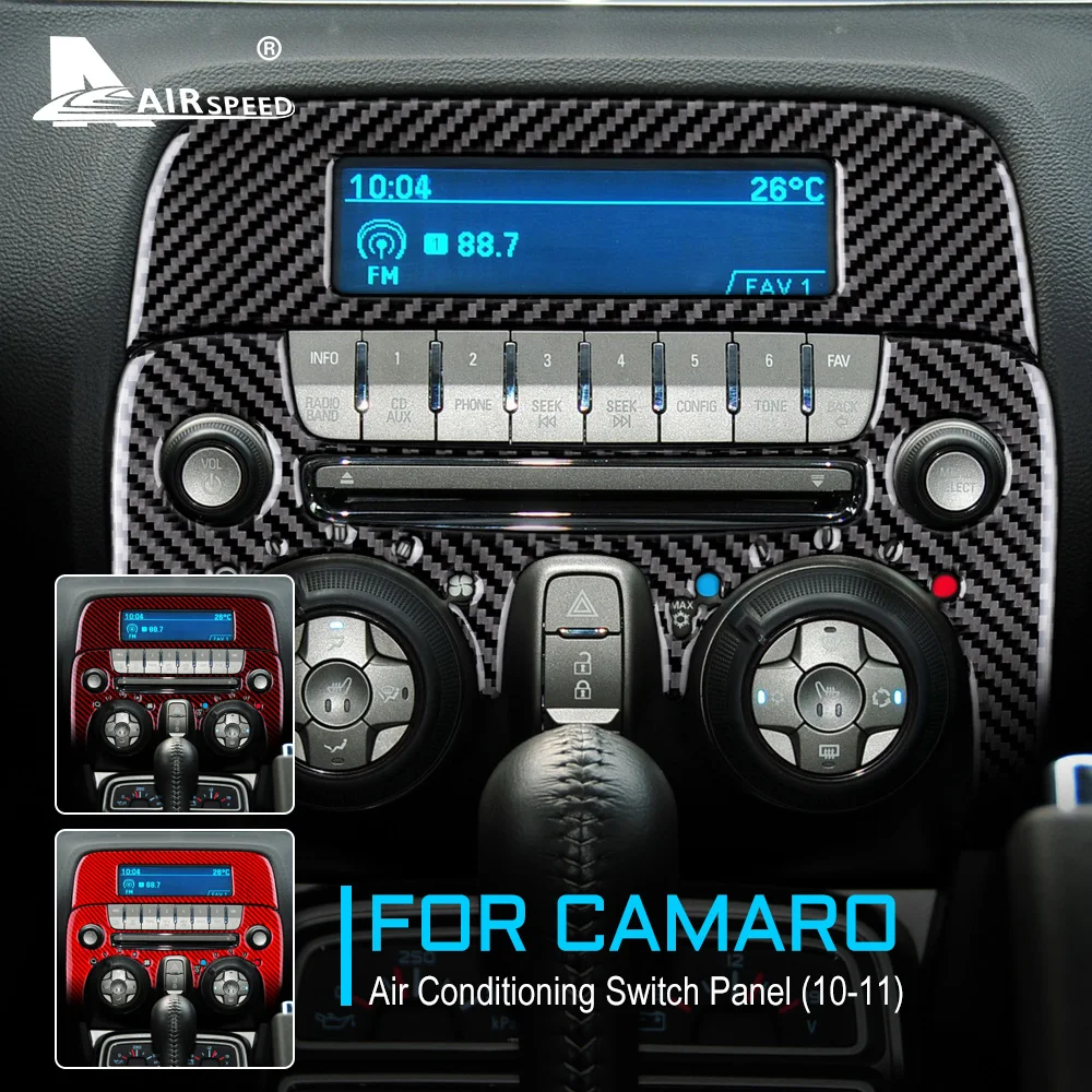 Real Carbon Fiber Sticker for Chevrolet Camaro 2010 2011 Accessories Interior Trim Car Air Conditioning Switch Panel Cover
Real Carbon Fiber Sticker for Chevrolet Camaro 2010 2011 Accessories Interior Trim Car Air Conditioning Switch Panel Cover