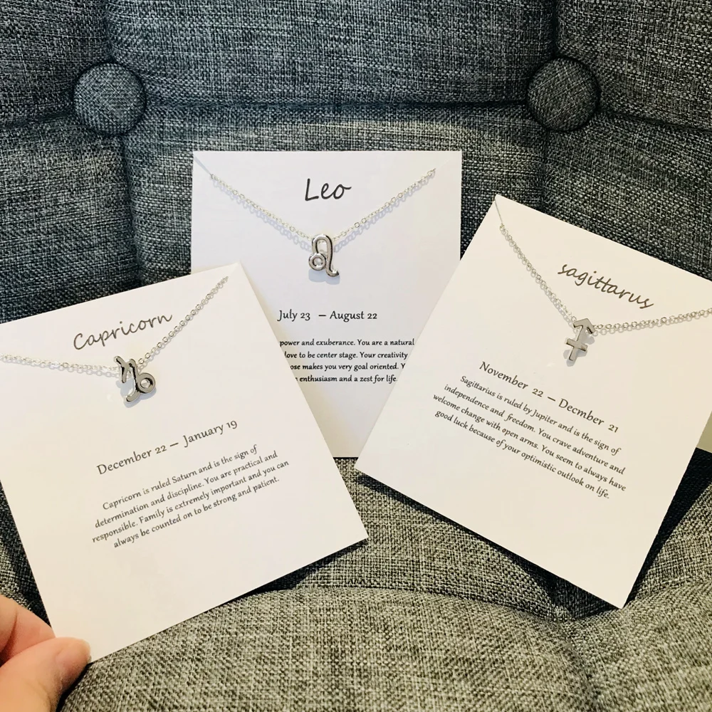 30pcs/Lot New Constellation Zodiac Jewelry for Women Antique Style 12 Horoscope Taurus Aries Leo Pendant Necklaces Gifts
30pcs/Lot New Constellation Zodiac Jewelry for Women Antique Style 12 Horoscope Taurus Aries Leo Pendant Necklaces Gifts