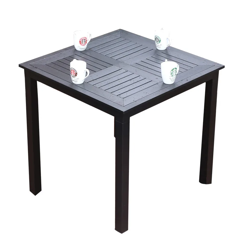 Outdoor Patio Anti-Corrosion Garden Table,Open-Air Balcony Table, Coffee Outdoor Leisure Plastic Wood Aluminum Table
Outdoor Patio Anti-Corrosion Garden Table,Open-Air Balcony Table, Coffee Outdoor Leisure Plastic Wood Aluminum Table