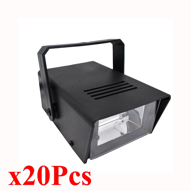 20pcs 3W LED Strobe Light Disco DJ Party Club Stroboscope lights Home Entertainment Stage Lighting Effects EU/US Plug
20pcs 3W LED Strobe Light Disco DJ Party Club Stroboscope lights Home Entertainment Stage Lighting Effects EU/US Plug