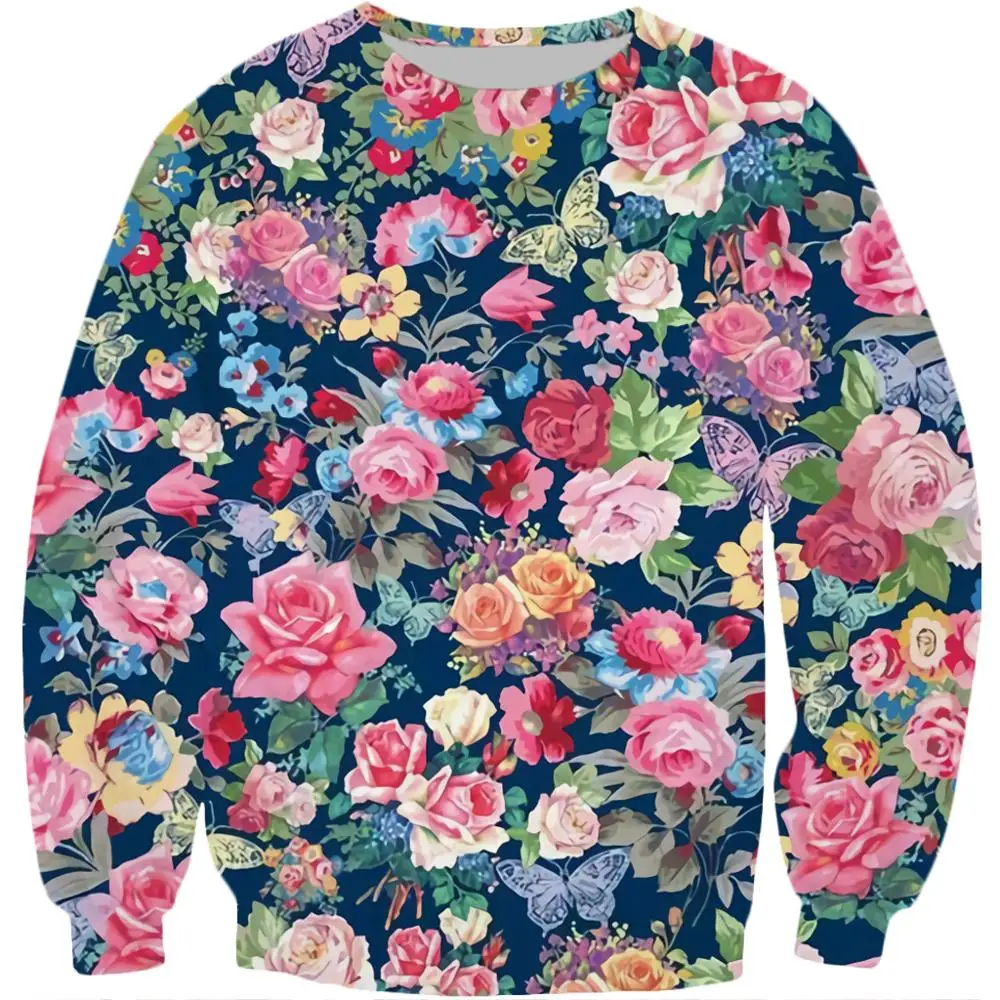 Beautiful flowers pattern 3D All Over Printed Sweatshirt For Men/Women Harajuku floral Long sleeve sweatshirt Casual Pullover
Beautiful flowers pattern 3D All Over Printed Sweatshirt For Men/Women Harajuku floral Long sleeve sweatshirt Casual Pullover