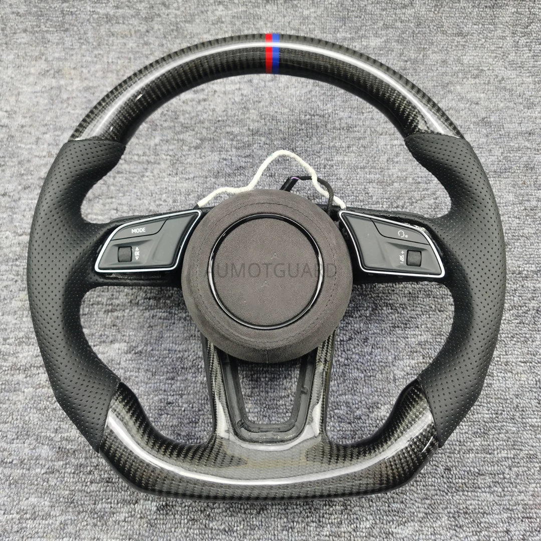 Спортивное Рулевое колесо из углеродного волокна под заказ, перфорированная кожа алькантара, совместимо с Audi A3 A4 A5 2014-2017
Спортивное Рулевое колесо из углеродного волокна под заказ, перфорированная кожа алькантара, совместимо с Audi A3 A4 A5 2014-2017