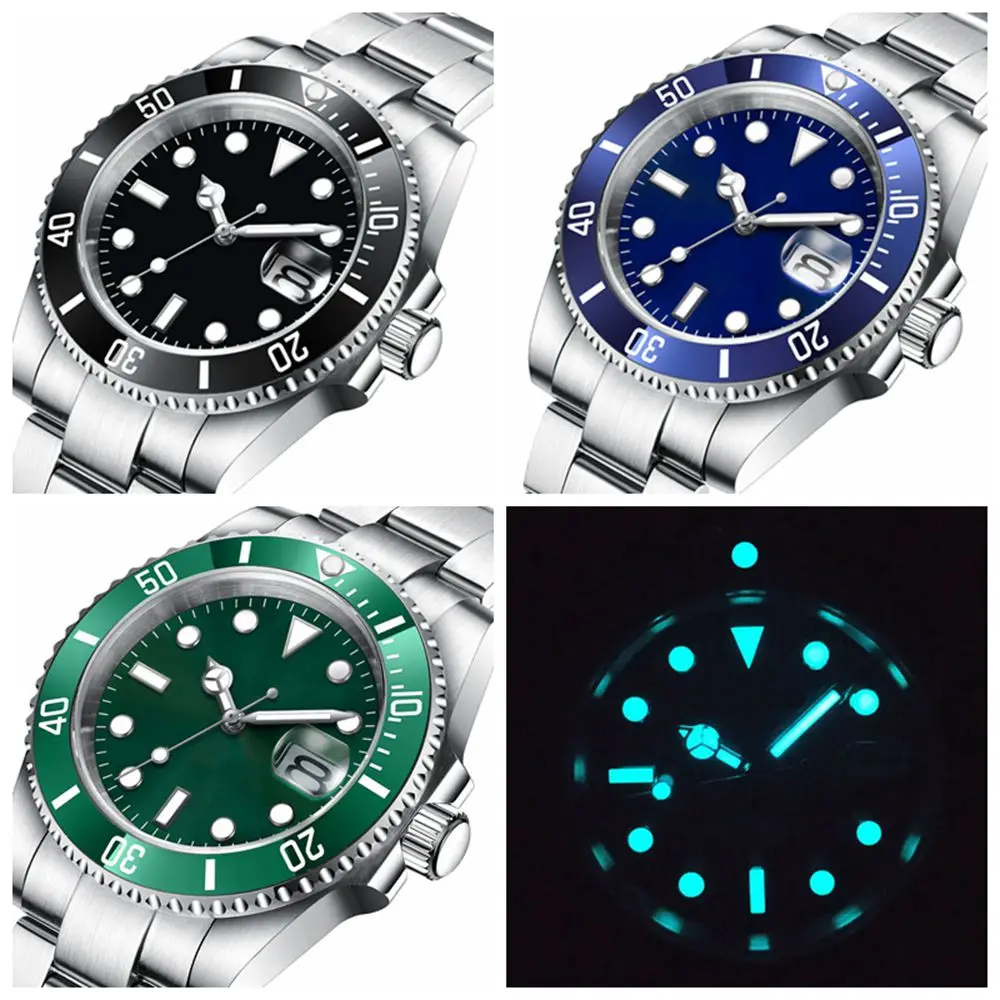 NH35 Luxury Brand Sapphire Glass Automatic Wristwatch Mechanical Men Watch Sterile Dial Ceramic 10Bar Luminous Sport Male Clock
NH35 Luxury Brand Sapphire Glass Automatic Wristwatch Mechanical Men Watch Sterile Dial Ceramic 10Bar Luminous Sport Male Clock