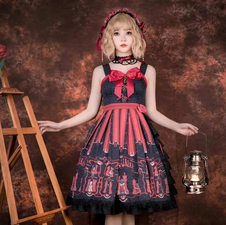 Vintage palace gothic lolita dress lace bowknot printing princess daily victorian dress kawaii girl tea party loli cosplay jsk
Vintage palace gothic lolita dress lace bowknot printing princess daily victorian dress kawaii girl tea party loli cosplay jsk