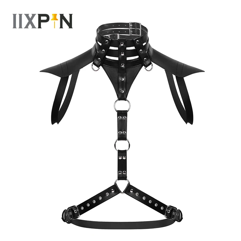 Harness Men Belt Faux Leather Halter Neck Body Chest Harness Belt With Metal O-rings Sexy Clubwear Party Chest Harness Straps
Harness Men Belt Faux Leather Halter Neck Body Chest Harness Belt With Metal O-rings Sexy Clubwear Party Chest Harness Straps