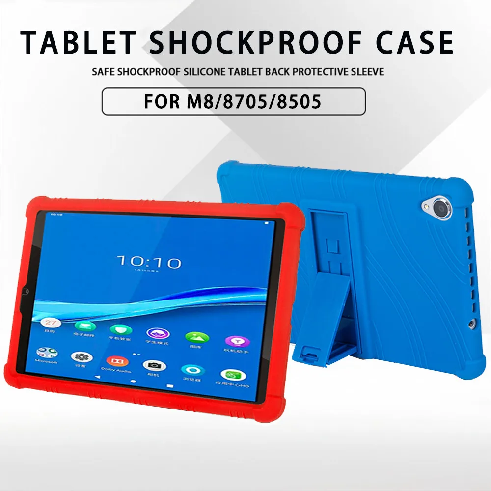 For Lenovo Tab M8 HD TB-8505F/TB-8505X/TB-8505N TB-8506F Smart Tab M8 Tablet Case Stand Case Anti-fall silicone protective shell
For Lenovo Tab M8 HD TB-8505F/TB-8505X/TB-8505N TB-8506F Smart Tab M8 Tablet Case Stand Case Anti-fall silicone protective shell