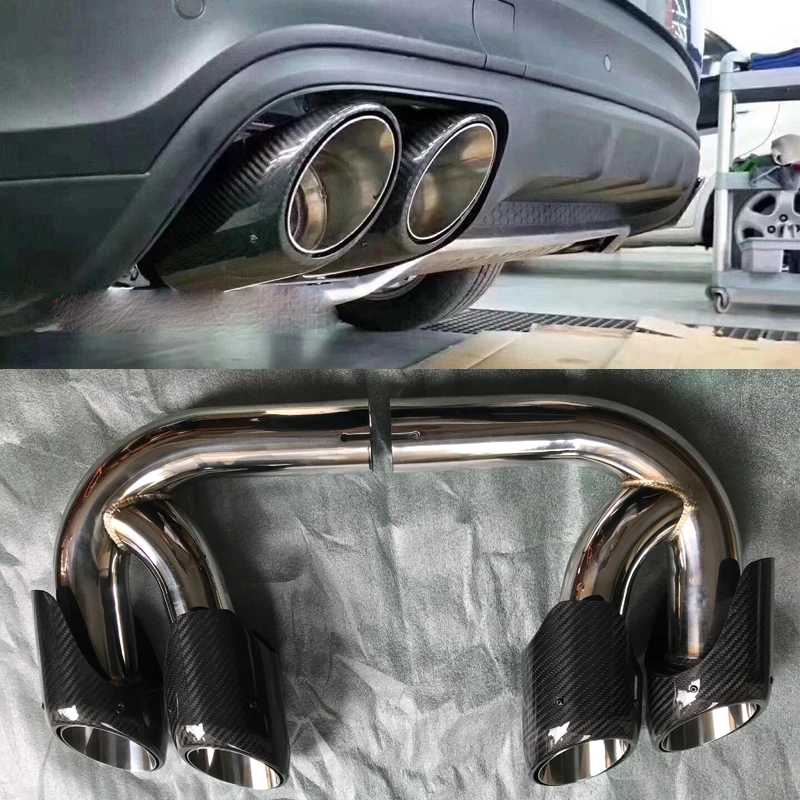 Задние выхлопные наконечники для Porsche Cayenne из углеродного волокна, глушитель, труба, Стайлинг автомобиля 2018 2019 2020 2021
Задние выхлопные наконечники для Porsche Cayenne из углеродного волокна, глушитель, труба, Стайлинг автомобиля 2018 2019 2020 2021