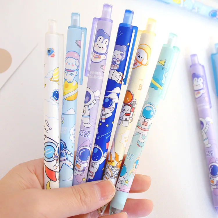 6pcs Dream of Space Gel Pen Set Galaxy Astronauts Excellent Clip 0.5mm Ballpoint Black Color Ink Pens Office School
6pcs Dream of Space Gel Pen Set Galaxy Astronauts Excellent Clip 0.5mm Ballpoint Black Color Ink Pens Office School