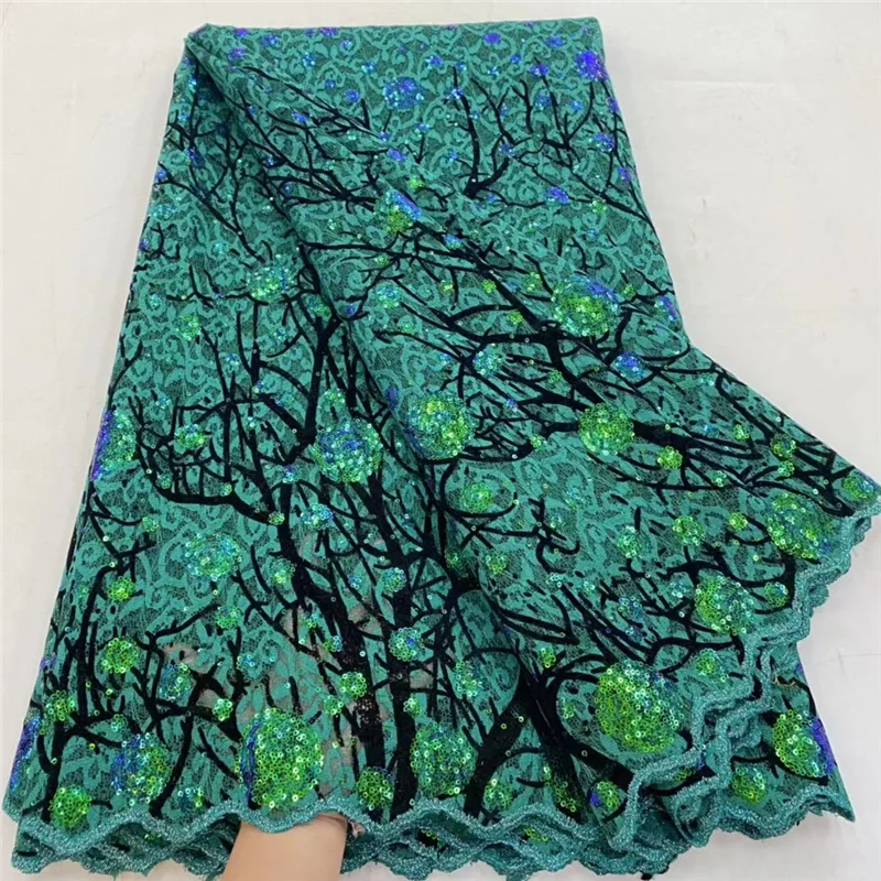 2021 green African Sequins velvet Lace Fabric Embroidered Nigerian Lace Fabrics French Tulle Lace Fabric For Wedding Party gold
2021 green African Sequins velvet Lace Fabric Embroidered Nigerian Lace Fabrics French Tulle Lace Fabric For Wedding Party gold