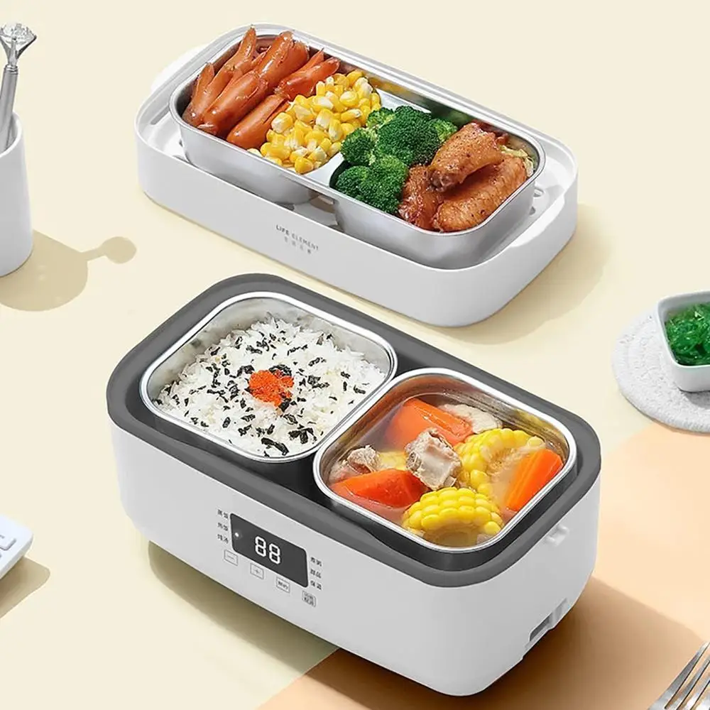 220V Multifunction Electric Lunch Box Double Stainless Steel Liner Insulation Portable Steam Heat Electric Rice Cooker
220V Multifunction Electric Lunch Box Double Stainless Steel Liner Insulation Portable Steam Heat Electric Rice Cooker