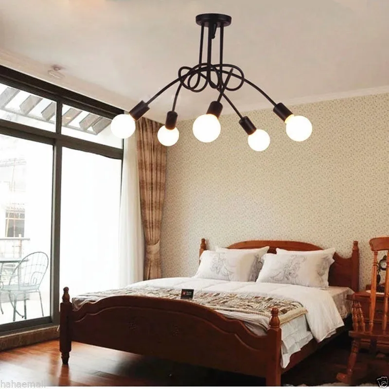 Retro E27 LED Pendant Light Restaurant Living Room Study Bedroom Clothing Store Vintage Home Decor Kitchen Light Fixtures
Retro E27 LED Pendant Light Restaurant Living Room Study Bedroom Clothing Store Vintage Home Decor Kitchen Light Fixtures