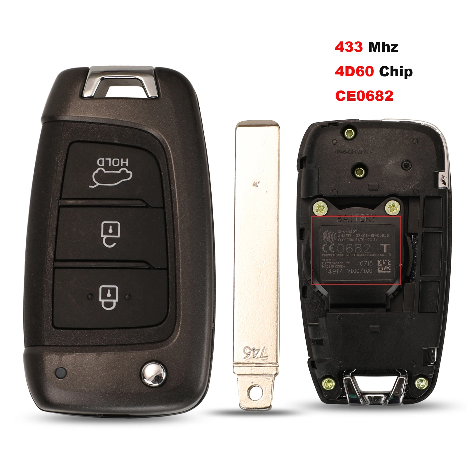 jingyuqin Remote 433Mhz 4D60 Chip CE0682 Car Key For Hyundai Elantra Solaris 2017 Santa Fe Verna Tucson i35 i40 Genesis Fe
jingyuqin Remote 433Mhz 4D60 Chip CE0682 Car Key For Hyundai Elantra Solaris 2017 Santa Fe Verna Tucson i35 i40 Genesis Fe