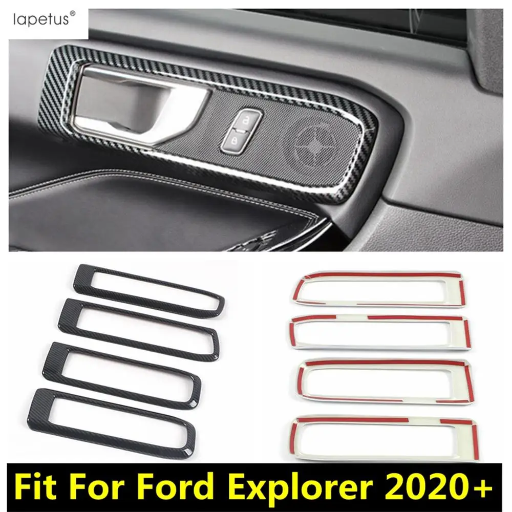 Inner Door Handle Grab Panel Frame Cover Trim For Ford Explorer 2020 - 2023 Carbon Fiber Interior Refit Kit ABS Accessories
Inner Door Handle Grab Panel Frame Cover Trim For Ford Explorer 2020 - 2023 Carbon Fiber Interior Refit Kit ABS Accessories