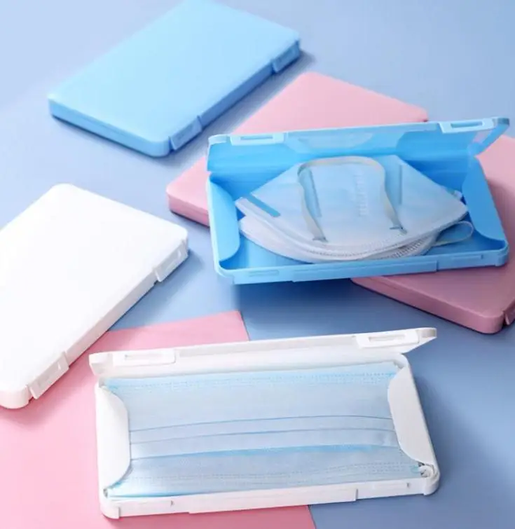 100pcs Portable Face Cover Storage Box Moisture-Proof Cover Holder Storage Box Stationery Case Dustproof For Office SN3434
100pcs Portable Face Cover Storage Box Moisture-Proof Cover Holder Storage Box Stationery Case Dustproof For Office SN3434