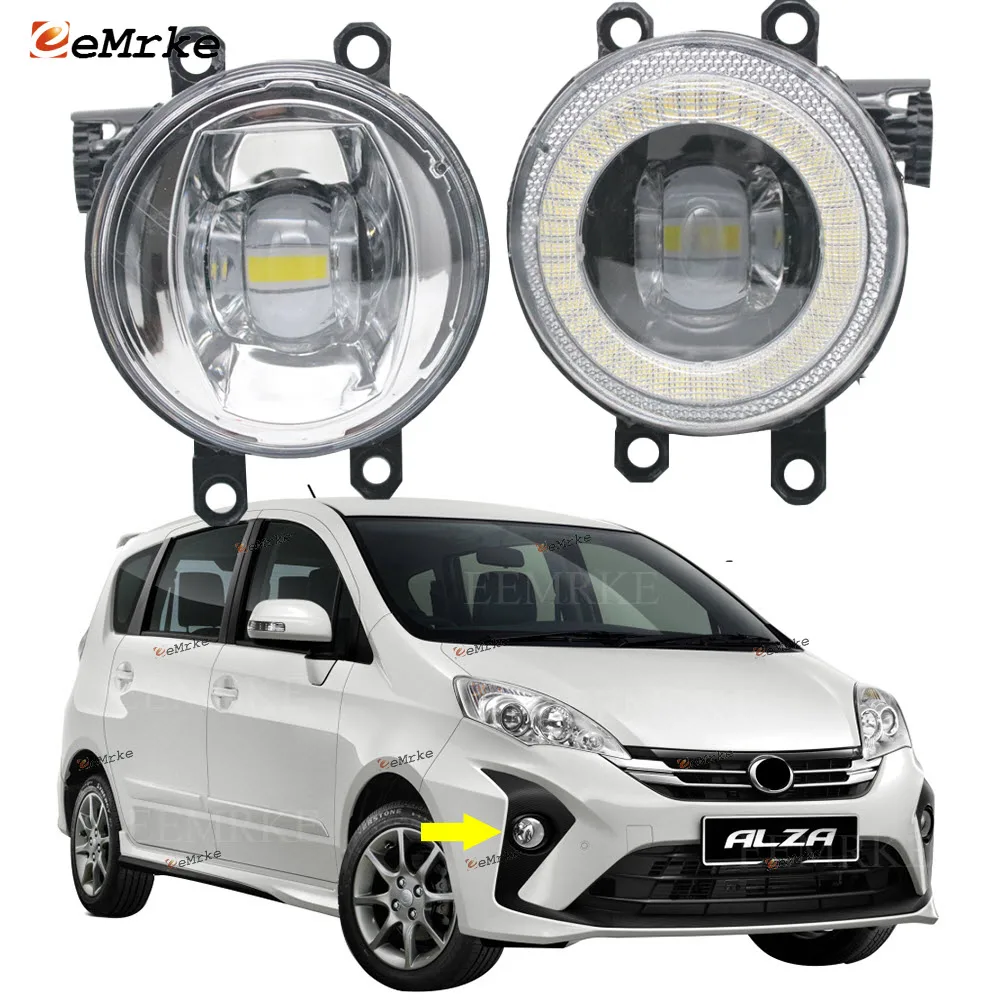 EEMRKE for Perodua Alza SE AV 2018 2019 2020 Full LED Angel Eye Daytime Running Lights DRL w/ Cut-Line Lens Fog Lights Assembly
EEMRKE for Perodua Alza SE AV 2018 2019 2020 Full LED Angel Eye Daytime Running Lights DRL w/ Cut-Line Lens Fog Lights Assembly
