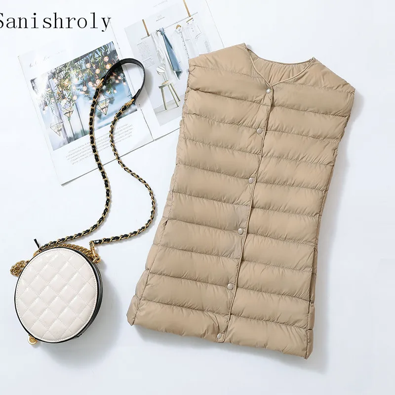 2025 Autumn Winter Ultra Light White Duck Down Vest Coat Female Sleeveless Waistcoat Jacket Women Warm Puffer Tank Short Tops
2025 Autumn Winter Ultra Light White Duck Down Vest Coat Female Sleeveless Waistcoat Jacket Women Warm Puffer Tank Short Tops