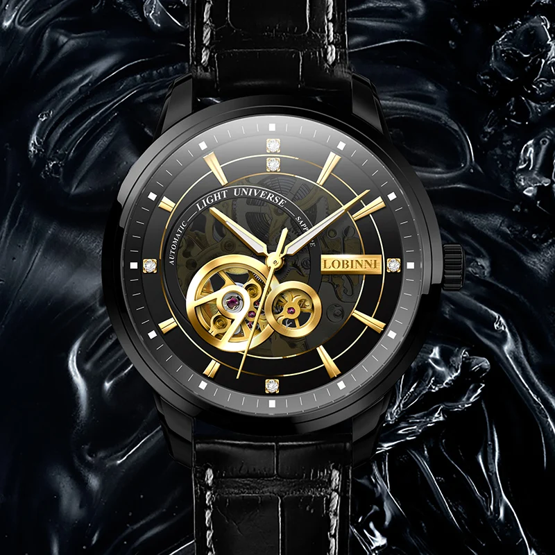 LOBINNI Seagull Automatic Mechanical Watch Luxury Brand Men Watch Leather Sapphire Waterproof 50M Male Wristwatch
LOBINNI Seagull Automatic Mechanical Watch Luxury Brand Men Watch Leather Sapphire Waterproof 50M Male Wristwatch