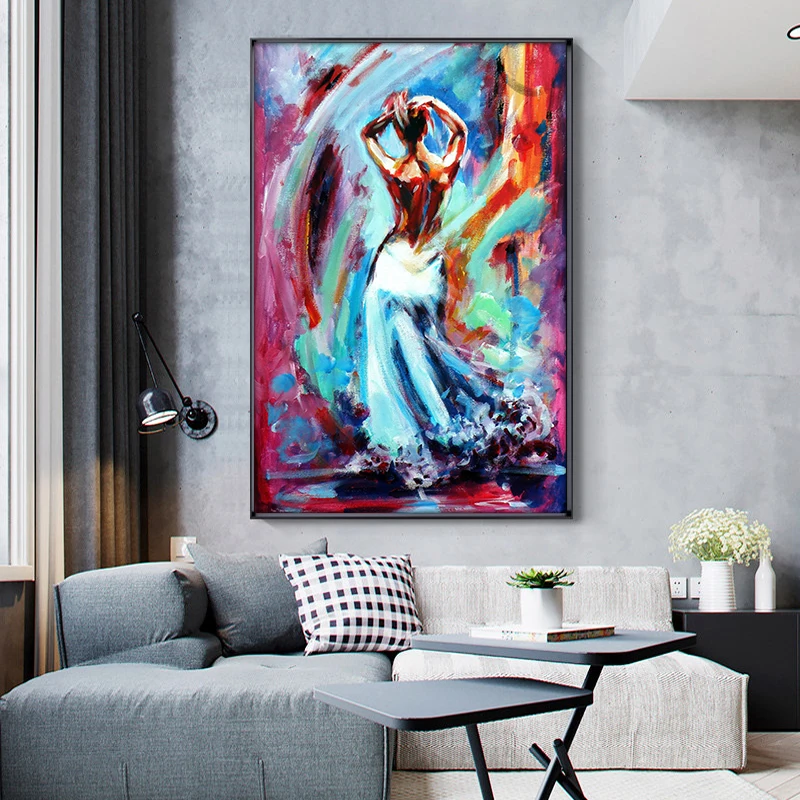 Abstract Colorful Nude Girl Women Dancing Oil Painting on Canvas Posters and Prints Cuadros Wall Art Picture for Living Room
Abstract Colorful Nude Girl Women Dancing Oil Painting on Canvas Posters and Prints Cuadros Wall Art Picture for Living Room