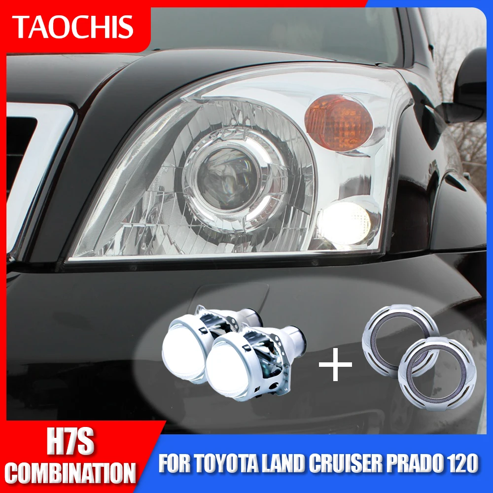 TAOCHIS 3.0Inch Hella H7S Bi-xenon Projector Lens with Lens Shroud Combination for Toyota Land Cruiser Prado120 CarLight Upgrade
TAOCHIS 3.0Inch Hella H7S Bi-xenon Projector Lens with Lens Shroud Combination for Toyota Land Cruiser Prado120 CarLight Upgrade