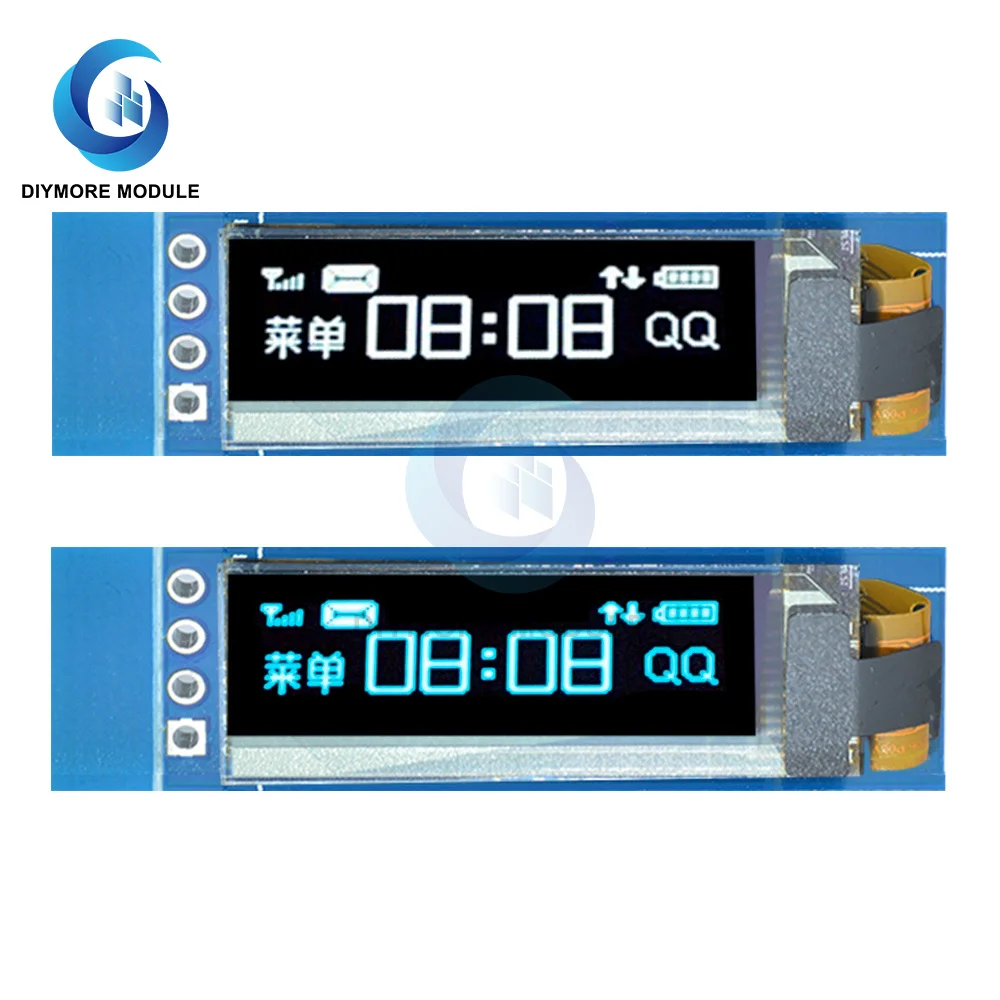 0.91" Inch OLED Display Module 128*32 Blue/White Color Controller IIC I2C Interface 4 Pin 3.3V/5V For Arduino
0.91" Inch OLED Display Module 128*32 Blue/White Color Controller IIC I2C Interface 4 Pin 3.3V/5V For Arduino