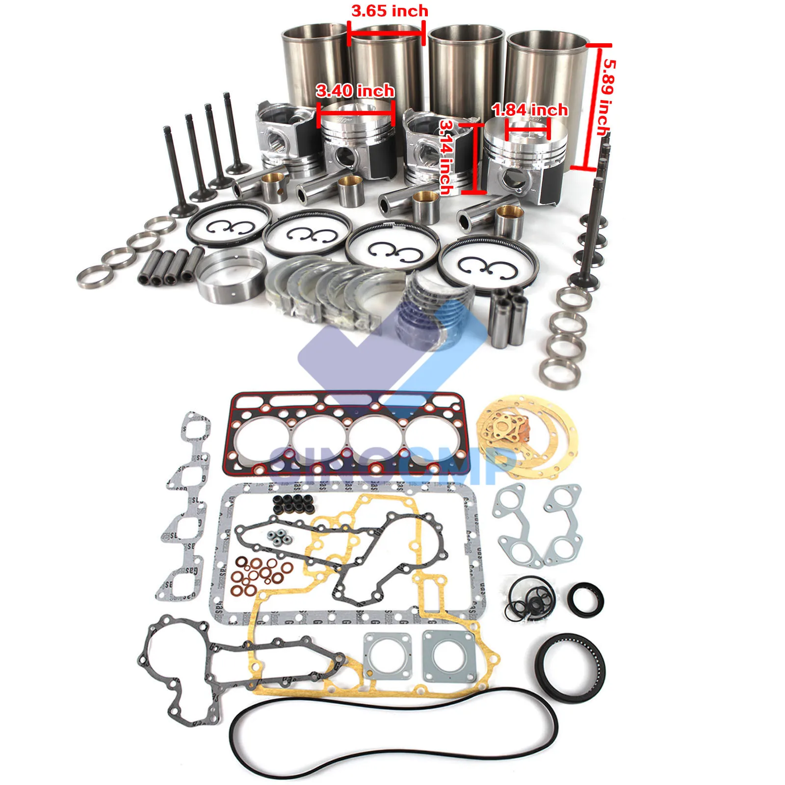 V2403 V2403MDI V2403-M-DI V2403-M-DI-E3B Engine Rebuild Kit for Kubota Mini Excavator Multi Train Loader Excavator
V2403 V2403MDI V2403-M-DI V2403-M-DI-E3B Engine Rebuild Kit for Kubota Mini Excavator Multi Train Loader Excavator