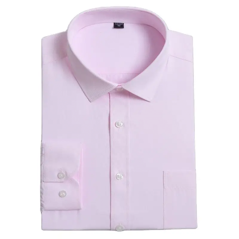 Solid Twill Men Dress Shirt Formal Long Sleeved Regular Fit Business Mens Social Shirt For Work Casual Male Tops
Solid Twill Men Dress Shirt Formal Long Sleeved Regular Fit Business Mens Social Shirt For Work Casual Male Tops