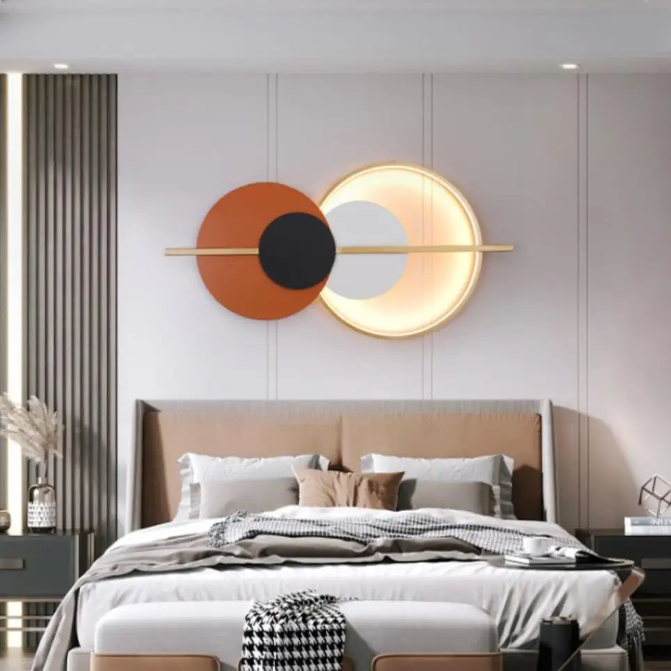 Modern LED Wall Lights Painted Metal Parlor Bedroom Aisle Dinging room Wall Sconce Special Decoration Atmosphere Lamp
Modern LED Wall Lights Painted Metal Parlor Bedroom Aisle Dinging room Wall Sconce Special Decoration Atmosphere Lamp