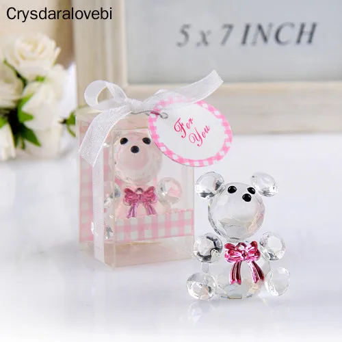 50pcs Mini Crystal Bear in Gift Boxes Baby Shower Boy Girl Baptism Party Souvenir Newborn Baby Gifts Box Crystal Wedding Favors
50pcs Mini Crystal Bear in Gift Boxes Baby Shower Boy Girl Baptism Party Souvenir Newborn Baby Gifts Box Crystal Wedding Favors