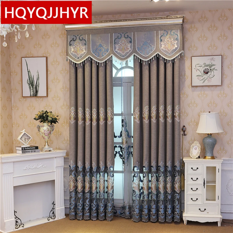Modern High Quality Embroidered Gray Floor To Ceiling Curtains For Living Room Luxury Custom-Made Elegant Decoration Bedroom
Modern High Quality Embroidered Gray Floor To Ceiling Curtains For Living Room Luxury Custom-Made Elegant Decoration Bedroom