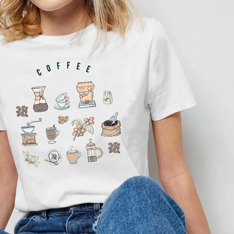 kuakuayu HJN Coffee Icons Print T Shirt Summer Casual O-neck Women T-Shirts Cute Short Sleeve Coffee Lover Gift Tees
kuakuayu HJN Coffee Icons Print T Shirt Summer Casual O-neck Women T-Shirts Cute Short Sleeve Coffee Lover Gift Tees