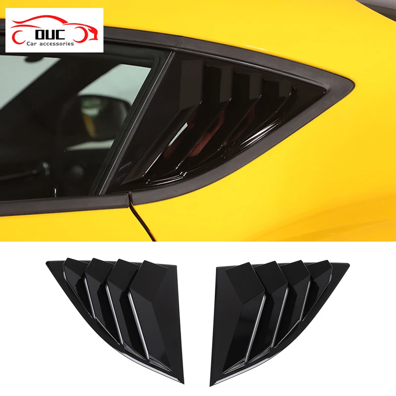 Car Styling 2PCS ABS Black Rear Window Louvers Shutters Cover Trim For Toyota GR Supra A90 2019-2022 Auto Exterior Accessories
Car Styling 2PCS ABS Black Rear Window Louvers Shutters Cover Trim For Toyota GR Supra A90 2019-2022 Auto Exterior Accessories