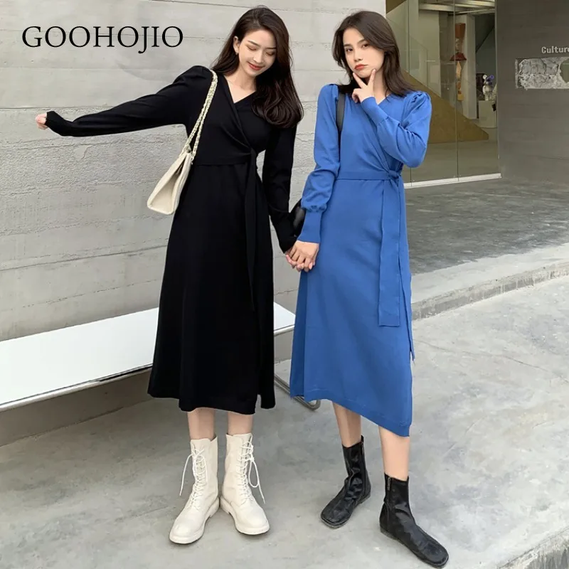 GOOHOJIO 2021 New Women's Summer Long Sleeve Dress Retro Waist Thin Fashion Dresses Women Temperament Solid Color Women Dresses
GOOHOJIO 2021 New Women's Summer Long Sleeve Dress Retro Waist Thin Fashion Dresses Women Temperament Solid Color Women Dresses