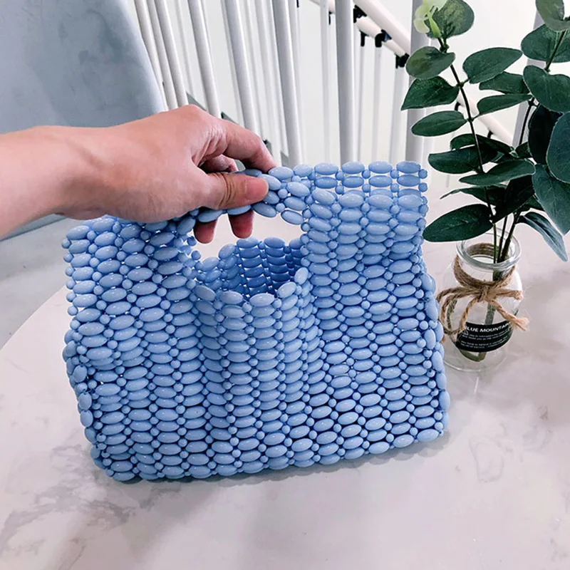 Handmade Women Pearl Bags Designer Beaded Shoulder Bags Female Charm Pearls Crossbody Bag Luxury Evening Clutch Purse Lady 2021
Handmade Women Pearl Bags Designer Beaded Shoulder Bags Female Charm Pearls Crossbody Bag Luxury Evening Clutch Purse Lady 2021