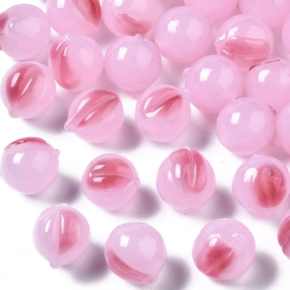 50pcs Half Drilled Handmade Lampwork Peach Beads Pearl Pink for Bracelet Necklace DIY Jewelry Making Crafts Decor Accessories
50pcs Half Drilled Handmade Lampwork Peach Beads Pearl Pink for Bracelet Necklace DIY Jewelry Making Crafts Decor Accessories