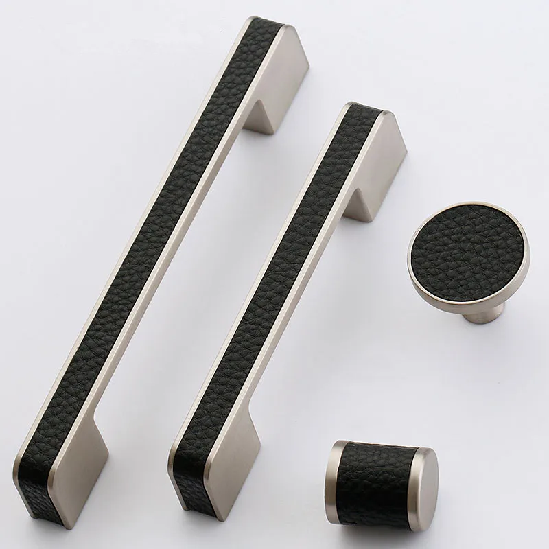 Black Leather Kitchen Handles Cabinet Knob and Handle Cupboard Handle Drawer Knobs Furniture Cabinet Handle
Black Leather Kitchen Handles Cabinet Knob and Handle Cupboard Handle Drawer Knobs Furniture Cabinet Handle
